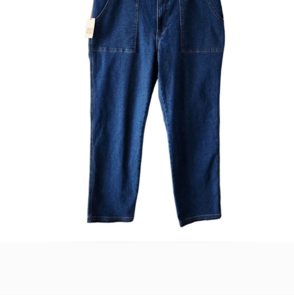 Knox Rose women's jeans XXL Straight leg high rise elastic waist NWT - Picture 3 of 15